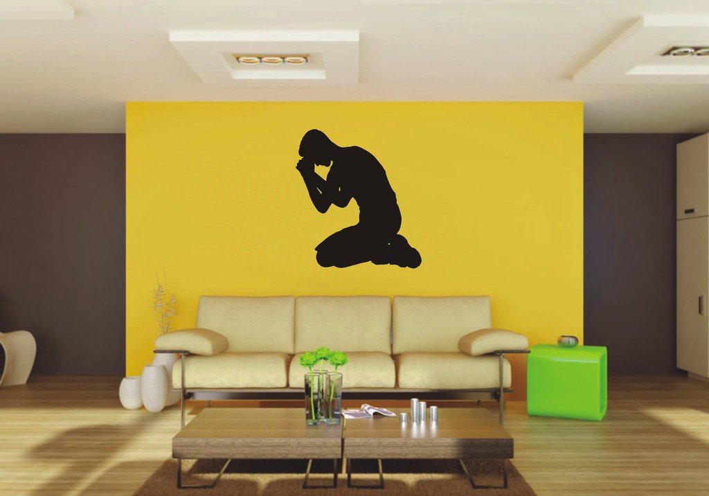 Picniva Man Sty5 Vinyl Wall Decal, Approx 22 x 24.34 in, Removable
