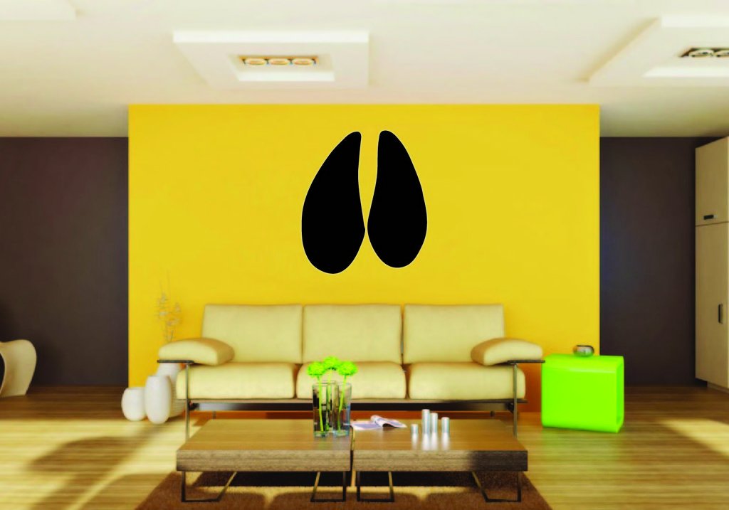 Picniva Moose Track Removable Vinyl Wall Decal