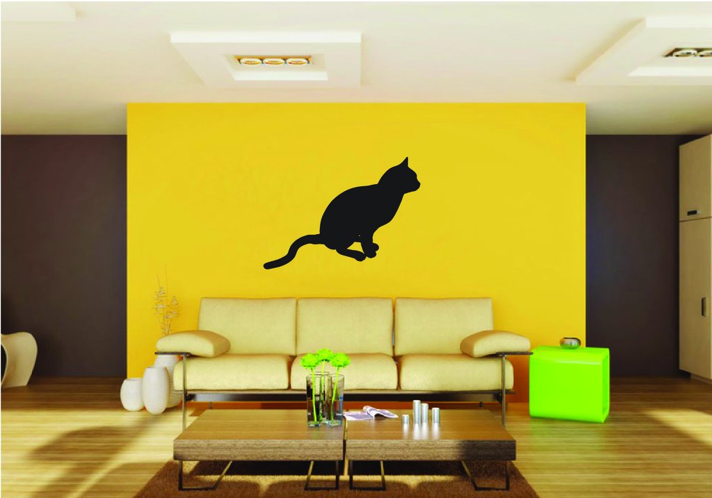 Picniva British Shorthair Cat Style 1 Removable Vinyl Wall Decal