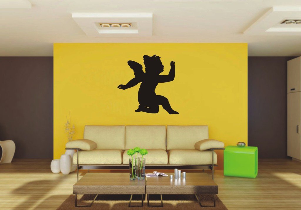 Picniva Cupid Sty8 Vinyl Wall Decal, Approx 22 x 21.41 in, Removable