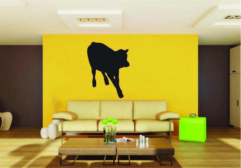 Picniva Cattle Sty30 Vinyl Wall Decal, Removable, Home Decor