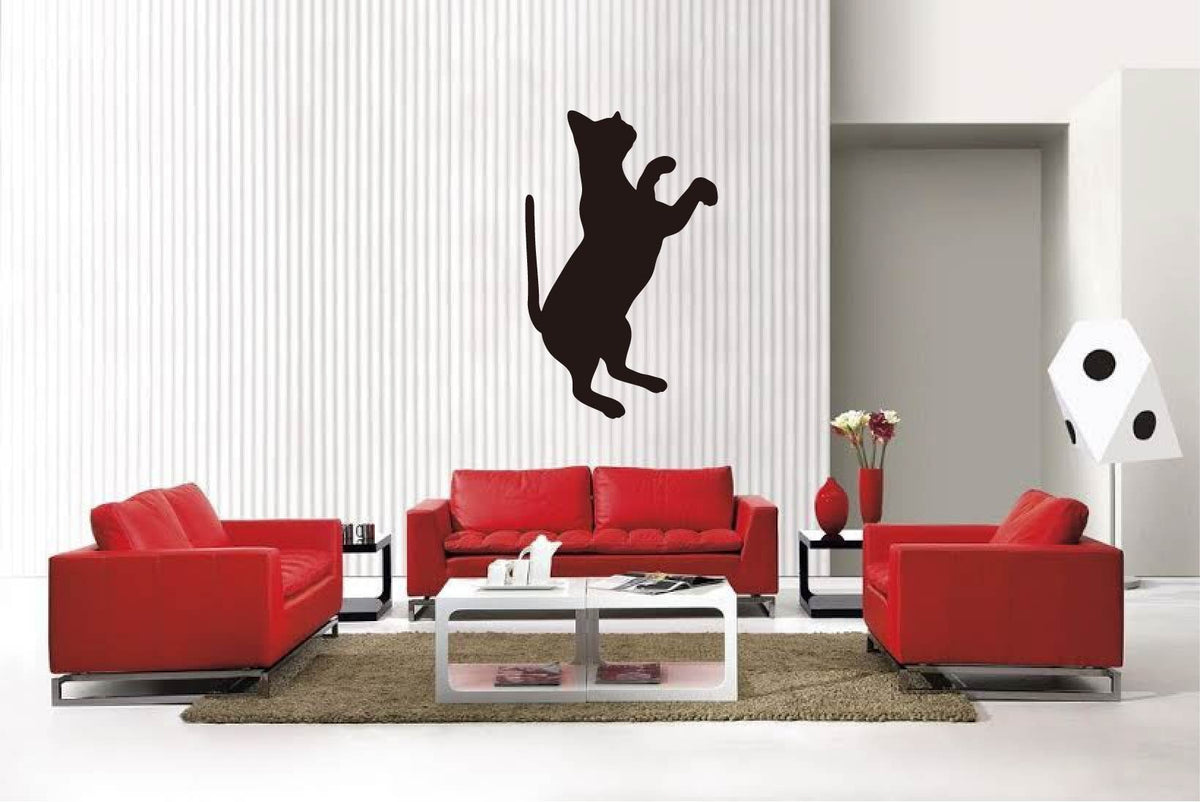 Picniva Matte Black Siamese Cat Style 22 Vinyl Wall Decal Pet Decor