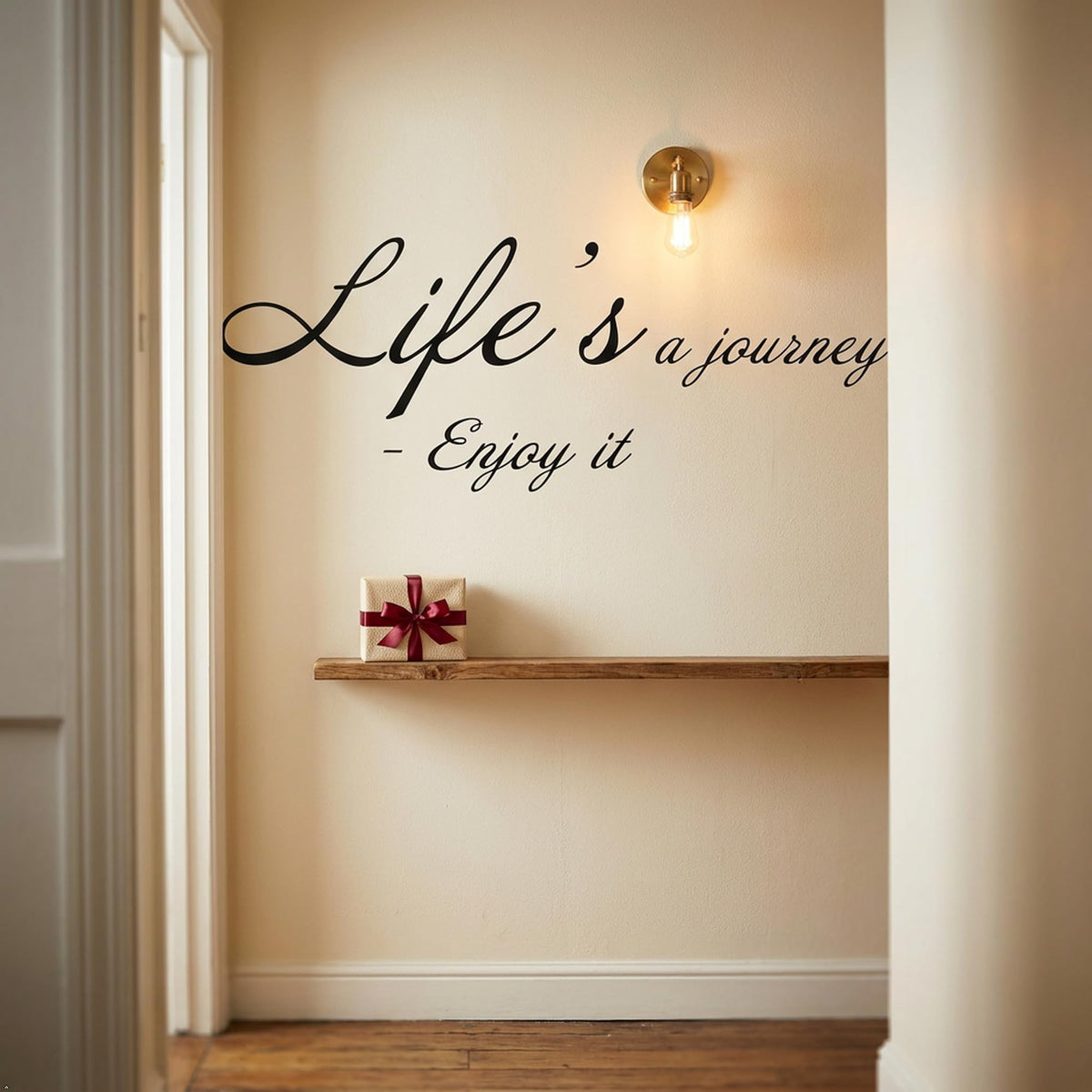Picniva Life's a Journey - Enjoy it Removable Vinyl Wall Decal