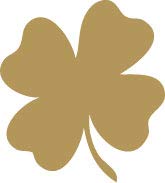 Decaltor 4 Leaf Clover Vinyl Decal, 5 in
