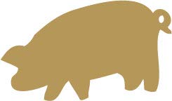 Decaltor Pig 5 in Vinyl Decal for Laptop Bumper Wall