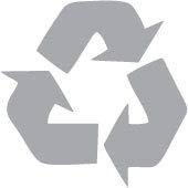 Decaltor Recycling Symbol 5 in Vinyl Decal for Laptop Bumper Wall