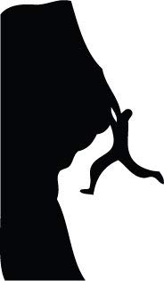 Decaltor Rock Climber - Laptop Stickers - 5" Vinyl Decal -Funny Laptop, Phone, Tablet Vinyl Decal Sticker,Bumper Sticker