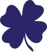 Decaltor 4 Leaf Clover Vinyl Decal, 5 in