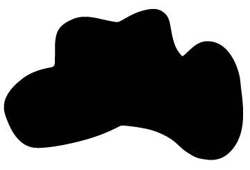 Picniva Cowboy Hat Style 5a Removable Vinyl Wall Decal - Color: cowboy hat style5a