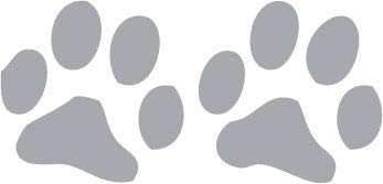 Decaltor Dog Paws Vinyl Decal, 5.5 in