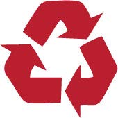 Decaltor Recycling Symbol 5 in Vinyl Decal for Laptop Bumper Wall