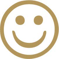 Decaltor Happy Face Vinyl Decal for Car Window Laptop, 3 in