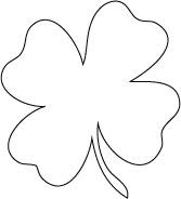 Decaltor 4 Leaf Clover Vinyl Decal, 5 in