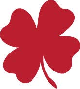 Decaltor 4 Leaf Clover Vinyl Decal, 5 in