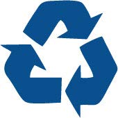 Decaltor Recycling Symbol 5 in Vinyl Decal for Laptop Bumper Wall