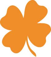 Decaltor 4 Leaf Clover Vinyl Decal, 5 in