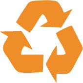 Decaltor Recycling Symbol 5 in Vinyl Decal for Laptop Bumper Wall