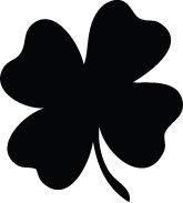 Decaltor 4 Leaf Clover Vinyl Decal, 5 in