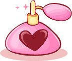 Picniva Makeup Clear Vinyl Wall Stickers, A4, 2 in Tallest