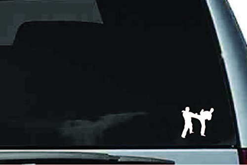 Picniva Martial Arts Fighter Sty214 Vinyl Car Window Decal, Approx 5 in