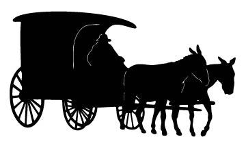 Picniva Carriage Style 9 Removable Vinyl Wall Decal - Color: carriage style10