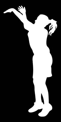 Picniva Basketball Type9 Vinyl Car Window Decal, Approx 5 in