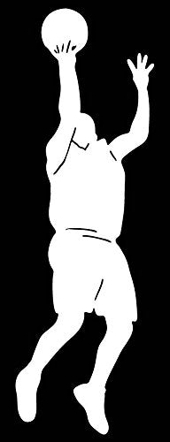 Picniva Basketball Type2 Vinyl Car Window Decal, Approx 5 in