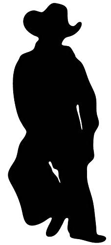 Picniva Cowboy Style 6 Removable Vinyl Wall Decal - Color: cowboy style6