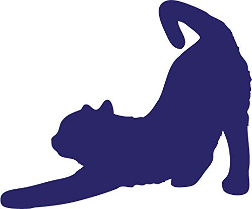 Decaltor Stretching Cat Vinyl Decal