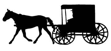 Picniva Carriage Style 8 Removable Vinyl Wall Decal - Color: carriage style8