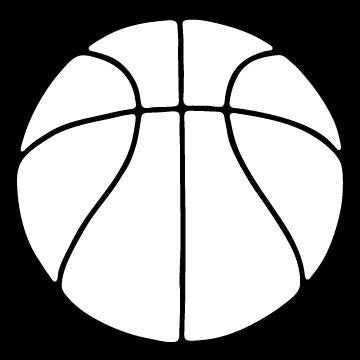 Picniva Basketball Type02 Vinyl Car Window Decal, Approx 5 in