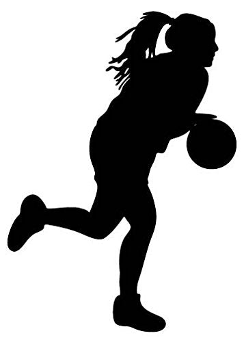 Picniva Basketball Running Player Removable Vinyl Wall Decal