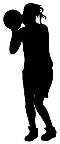 Picniva Basketball Type 4 Removable Vinyl Wall Decal