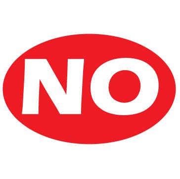 Picniva Driver Carries No Cash Stickers, 9 x 22 in, Two Pack
