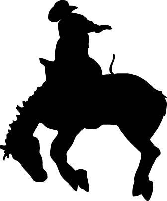 Picniva Rodeo Type 14 Removable Vinyl Wall Decal - Color: rodeo type14