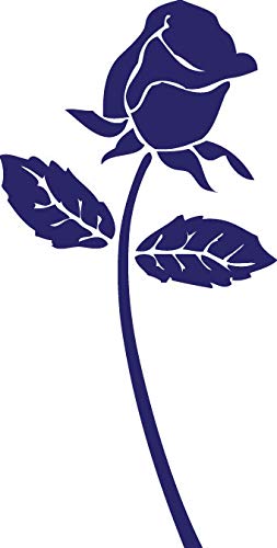 Decaltor Rose 5 in Vinyl Decal for Laptop Bumper Wall