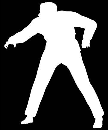 Picniva Martial Arts Fighter Type30 Vinyl Car Window Decal, Approx 5 in