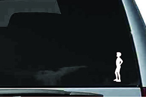 Picniva Soccer Boy Sty21a Vinyl Car Window Decal, Approx 5 in