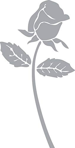 Decaltor Rose 5 in Vinyl Decal for Laptop Bumper Wall