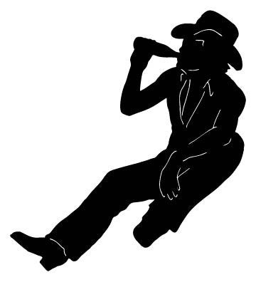 Picniva Cowboy Style 7 Removable Vinyl Wall Decal - Color: cowboy style7