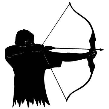 Picniva Archery Type 3 Removable Vinyl Wall Decal