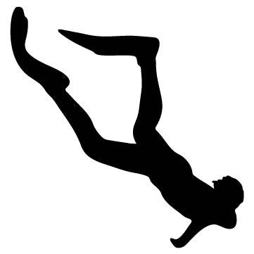 Picniva Diver Type 3 Removable Vinyl Wall Decal