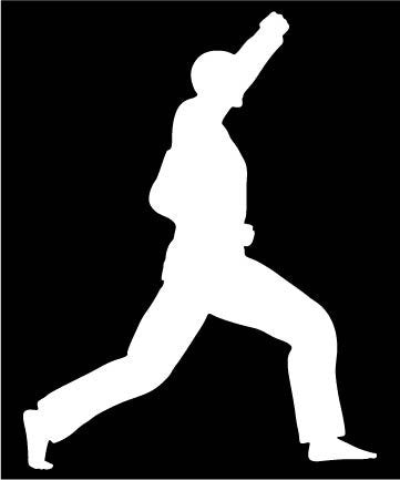 Picniva Martial Arts Fighter Type51 Vinyl Car Window Decal, Approx 5 in