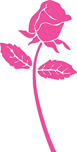 Decaltor Rose 5 in Vinyl Decal for Laptop Bumper Wall