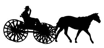 Picniva Carriage Style 6 Removable Vinyl Wall Decal - Color: carriage style6