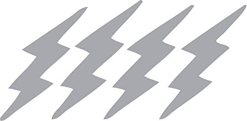 Decaltor Lightning Bicycle Vinyl Decal for Car Window Laptop, 5 in