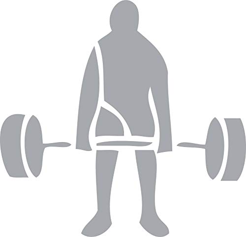 Decaltor Weight Lifter 5 in Vinyl Decal for Laptop Bumper Wall