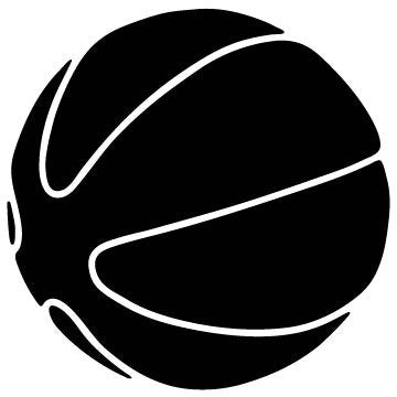 Picniva Basketball Type 04 Removable Vinyl Wall Decal