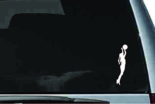 Picniva Soccer Girl Sty24 Vinyl Car Window Decal, Approx 5 in