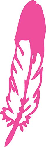 Decaltor Western Indian Feather 5 in Vinyl Decal for Laptop Bumper Wall